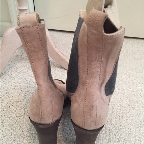 Brunello Cucinelli boots-Chelsea 37/7us tan/grey - Picture 6 of 11